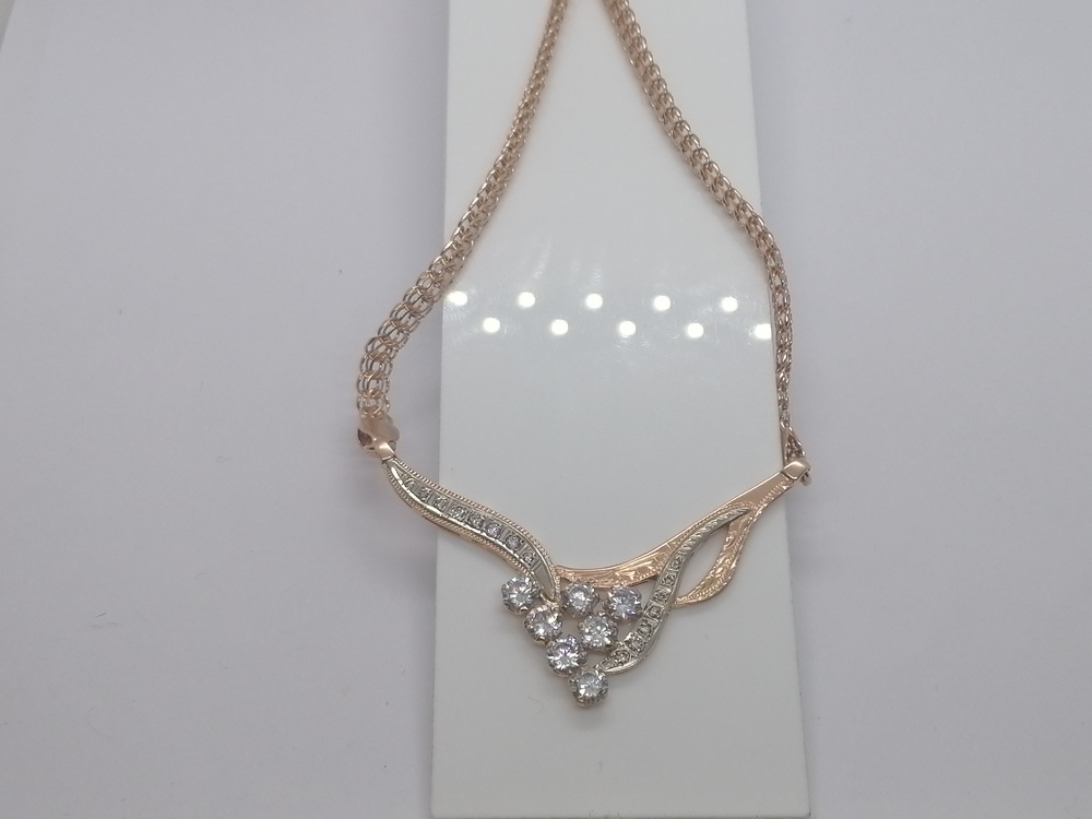 КОЛЬЕ БРИЛЛИАНТ Au 585