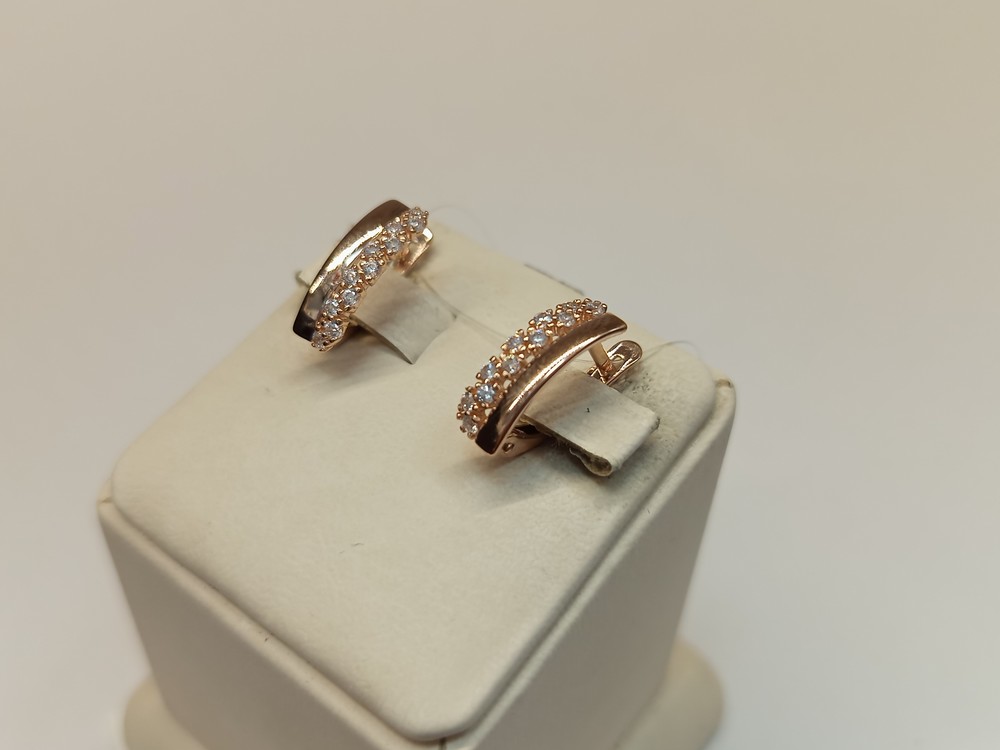 СЕРЬГИ С КАМНЯМИ (Au 585)