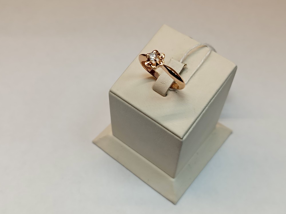 КОЛКМ585 КОЛЬЦО С КАМНЕМ (Au 585)