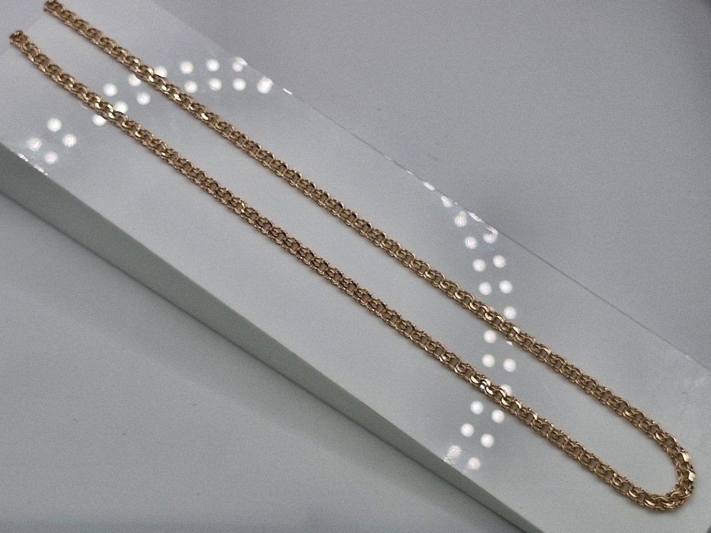 ЦЕПЬ ПУСТОТЕЛАЯ Бисмарк (Au 585)