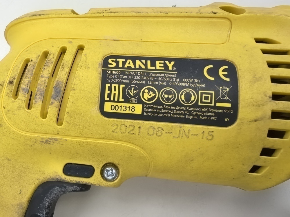 ДРЕЛЬ-ШУРУПОВЕРТ Stanley SDH600