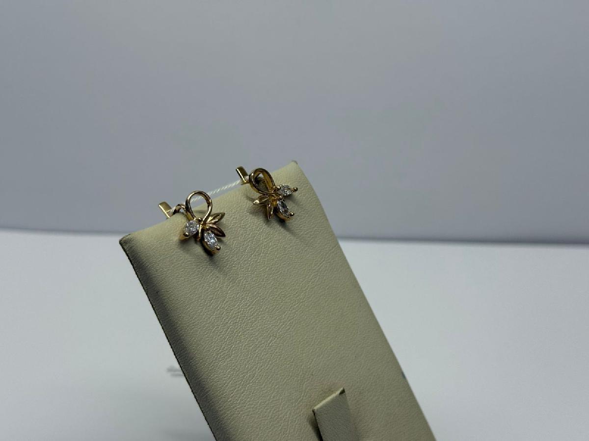 СЕРЬГИ С КАМНЯМИ (Au 585)