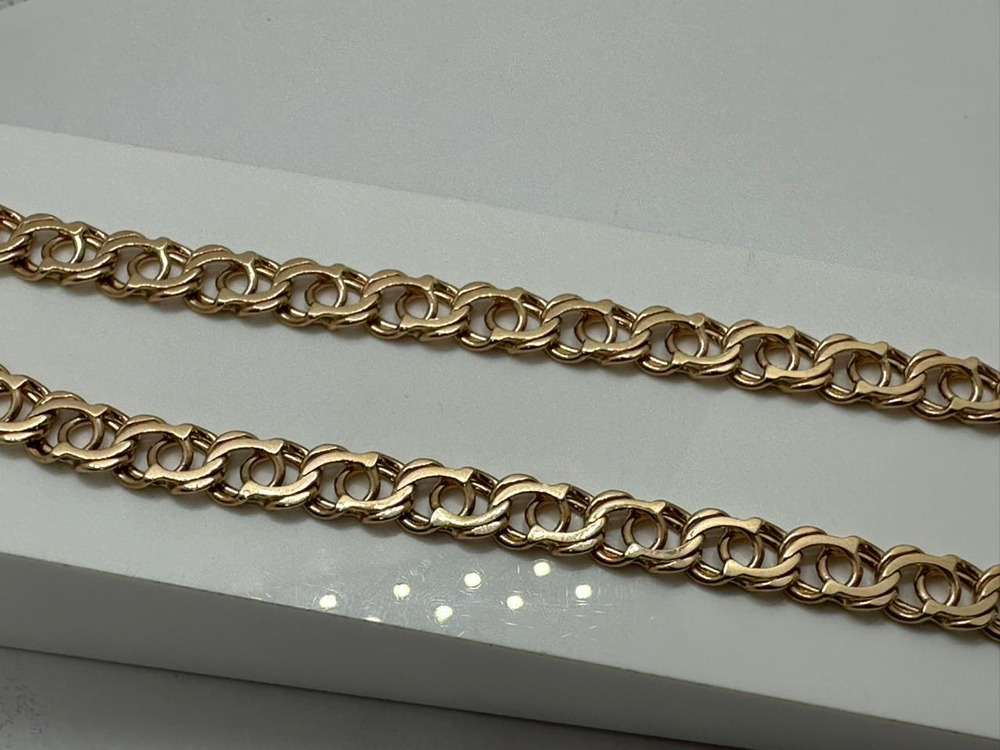 ЦЕПЬ ПОЛНОВЕСНАЯ Бисмарк арабский (Au 585)