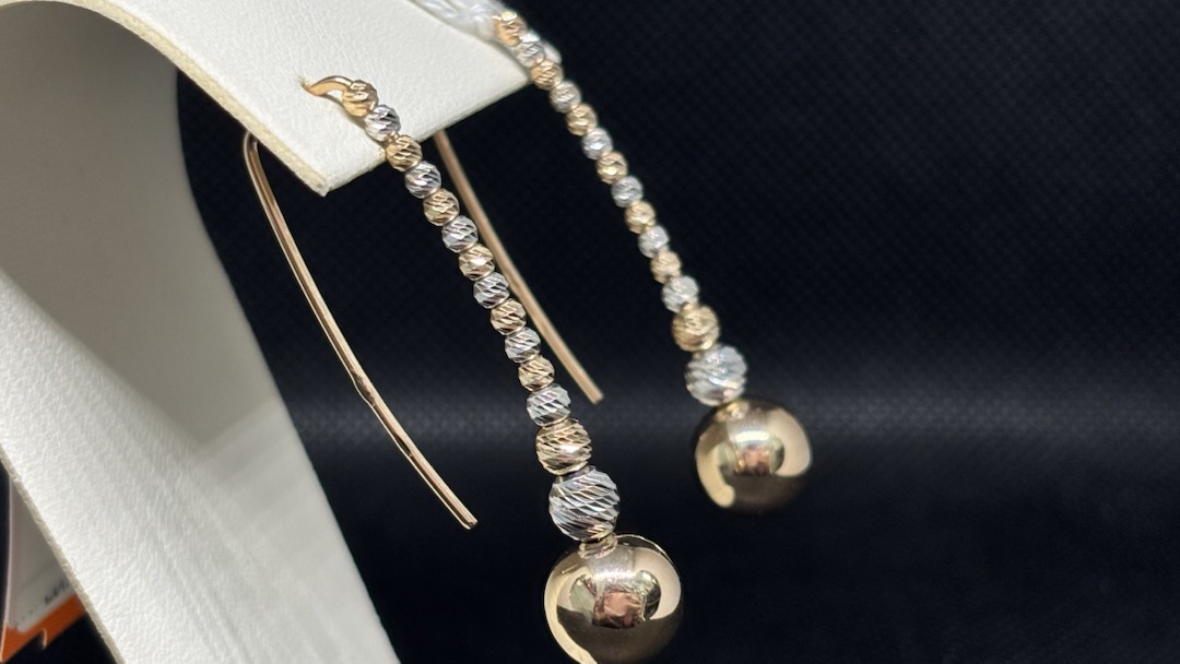 СЕРЬГИ БЕЗ КАМНЯ (Au 585)