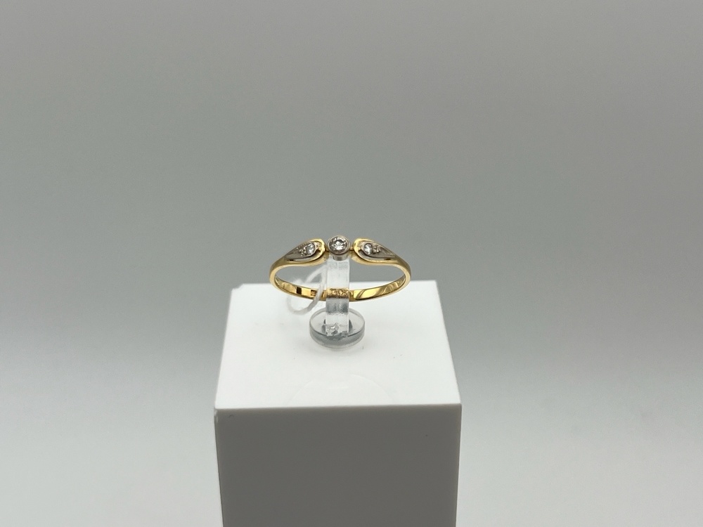 КОЛЬЦО БРИЛЛИАНТ Au 750