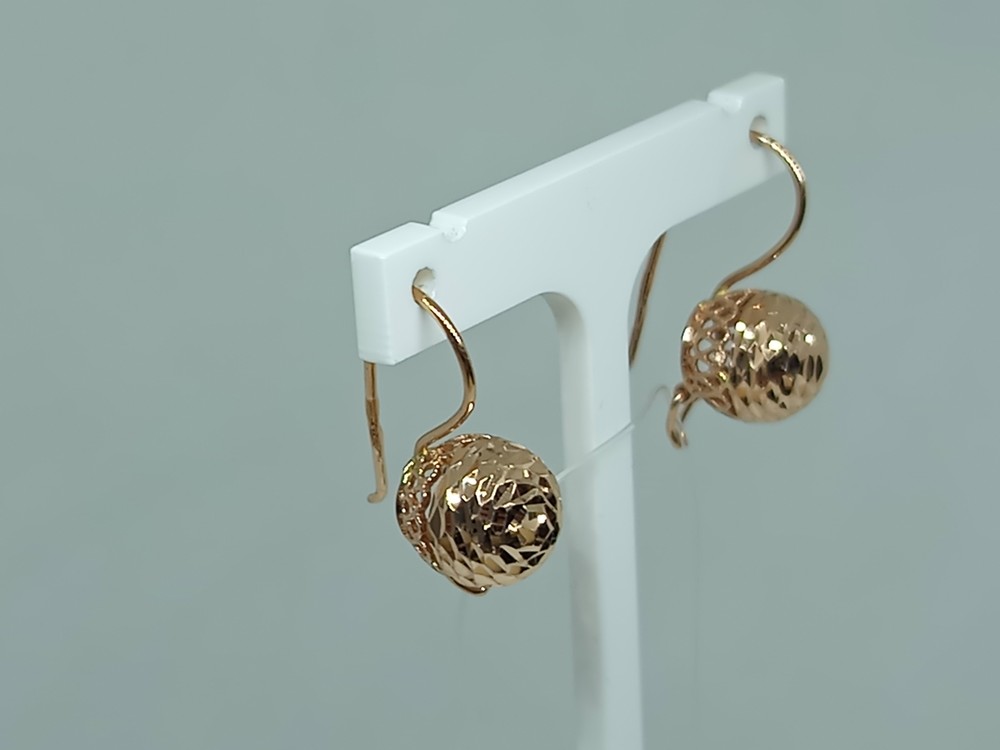 СЕРЬГИ БЕЗ КАМНЯ (Au 585)