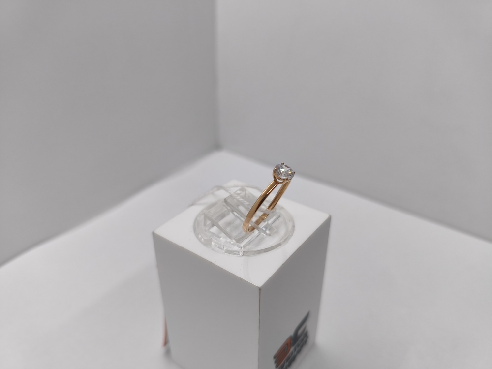 КОЛЬЦО С КАМНЕМ (Au 585)