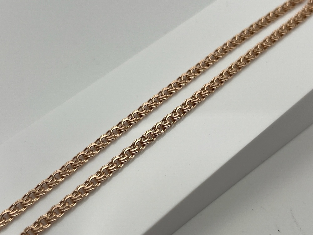 ЦЕПЬ ПУСТОТЕЛАЯ Бисмарк (Au 585)