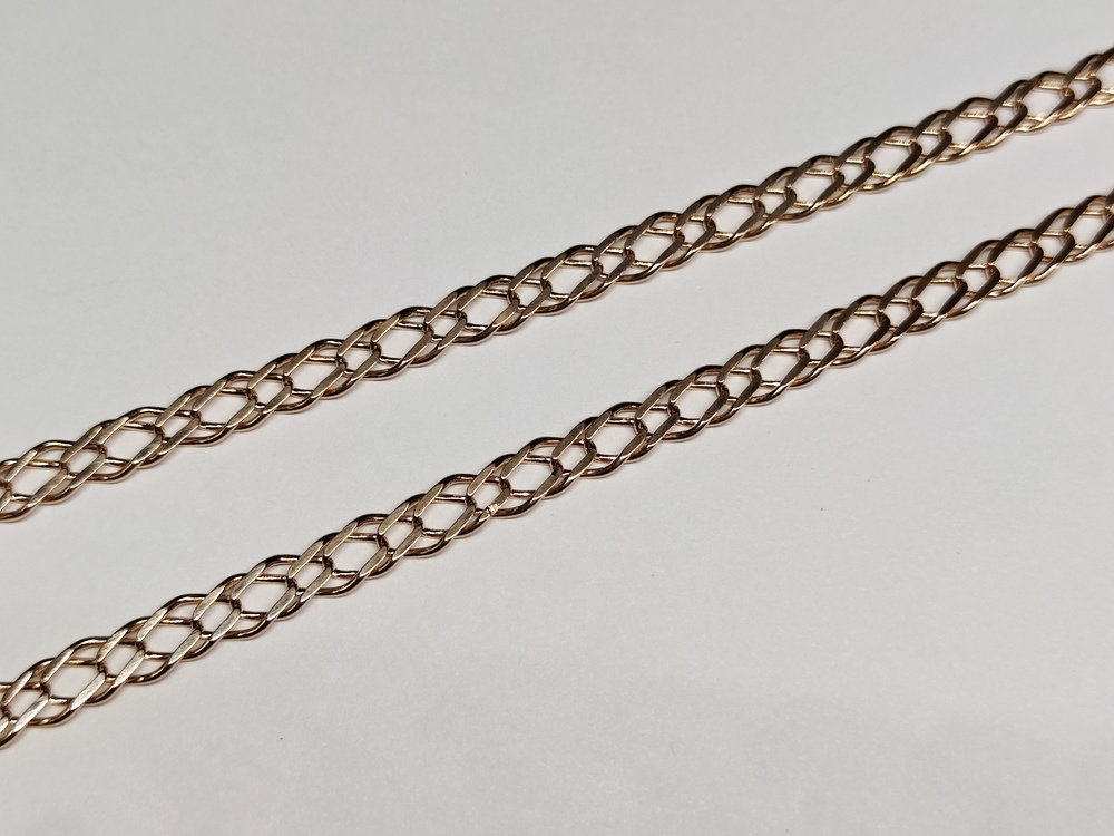 ЦЛР2585 ЦЕПЬ ПОЛНОВЕСНАЯ Ромб двойной (Au 585)