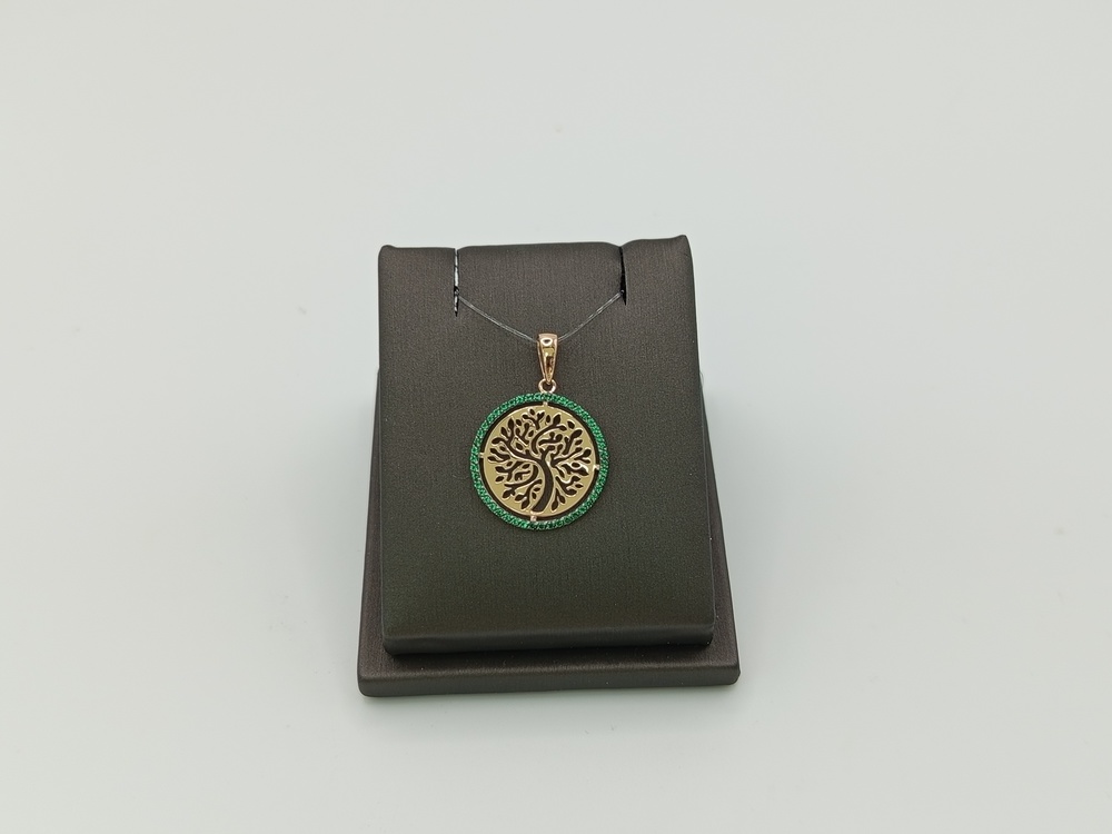 ПОДВЕСКА С КАМНЯМИ (Au 585)