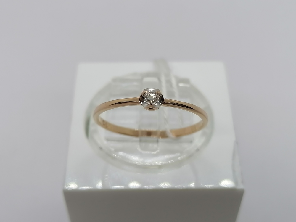 КОЛЬЦО БРИЛЛИАНТ Au 585