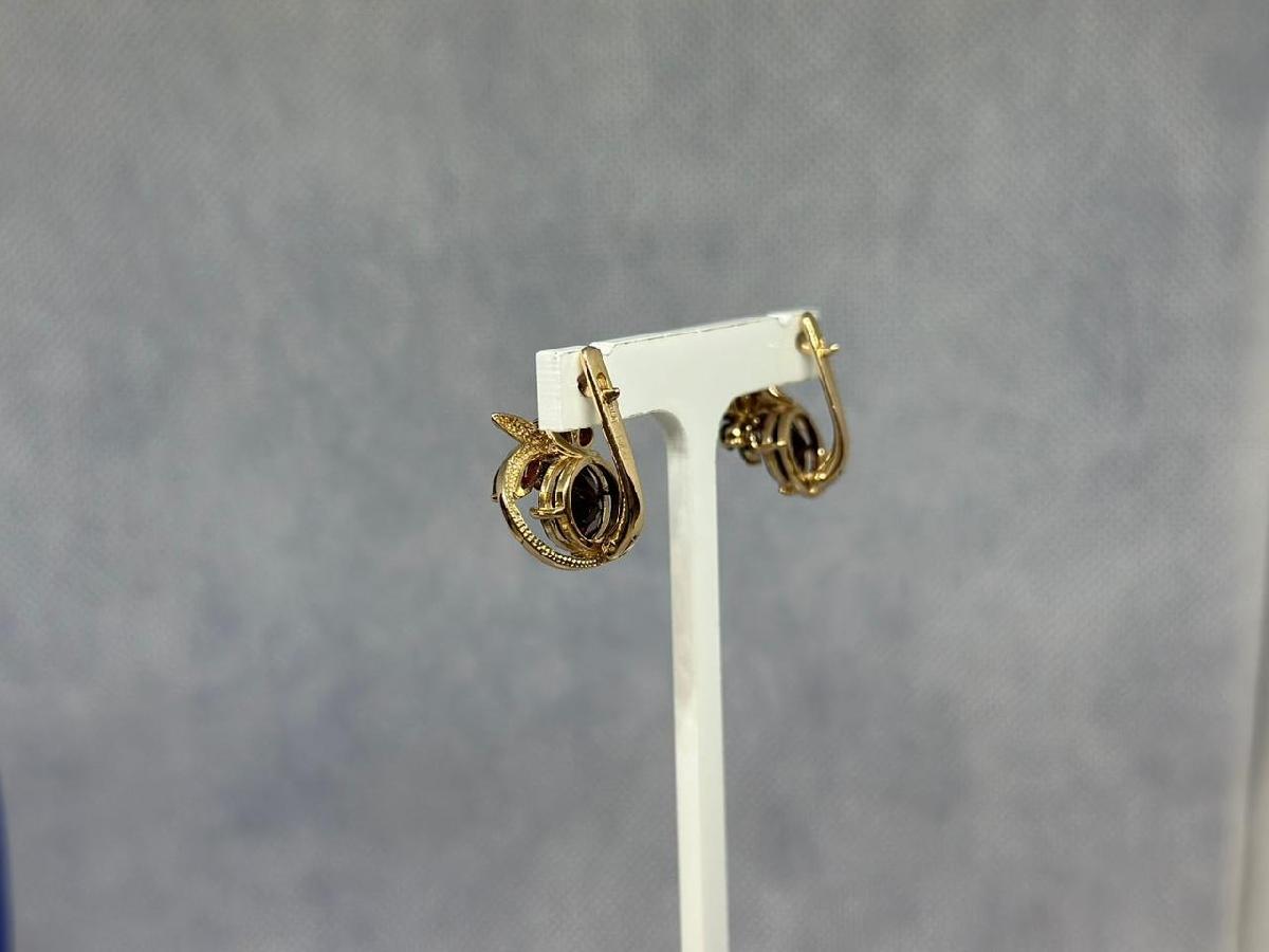 СЕРЬГИ С КАМНЯМИ (Au 585)