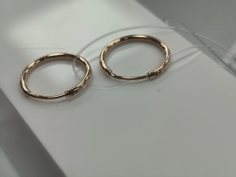 20771-10 СЕРЬГИ КОНГО (Au 585)