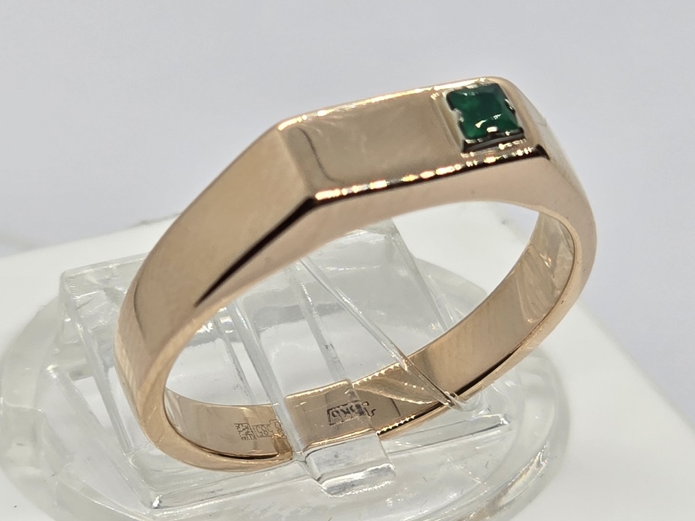 КОЛЬЦО ПЕЧАТКА с камнем (Au 585)