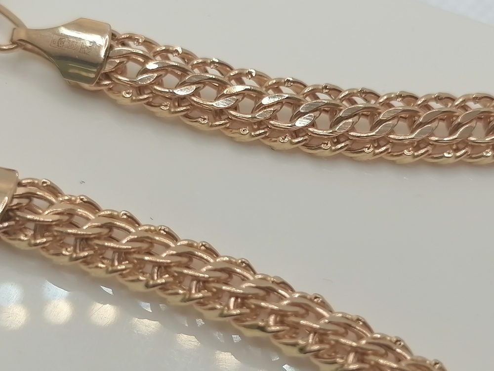 БРАСЛЕТ ПУСТОТЕЛЫЙ Итальянка (Au 585)