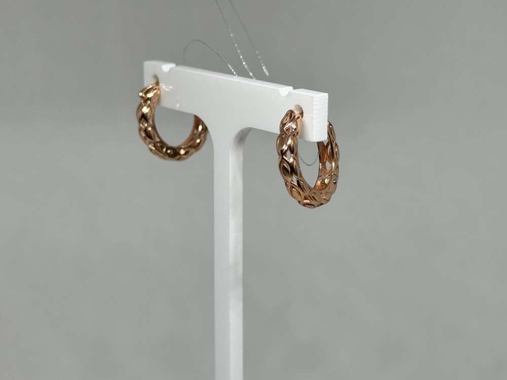 СЕРЬГИ БЕЗ КАМНЯ (Au 585)