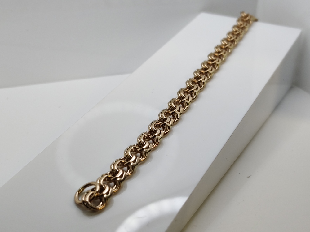 БРАСЛЕТ ПОЛНОВЕСНЫЙ Бисмарк (Au 585)