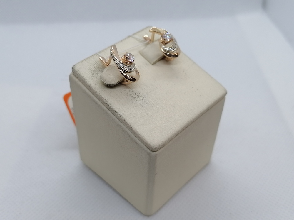 СЕРЬГИ С КАМНЯМИ (Au 585)