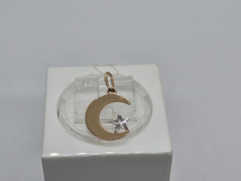 3328а ПОДВЕСКА ПОЛУМЕСЯЦ без камня (Au 585)