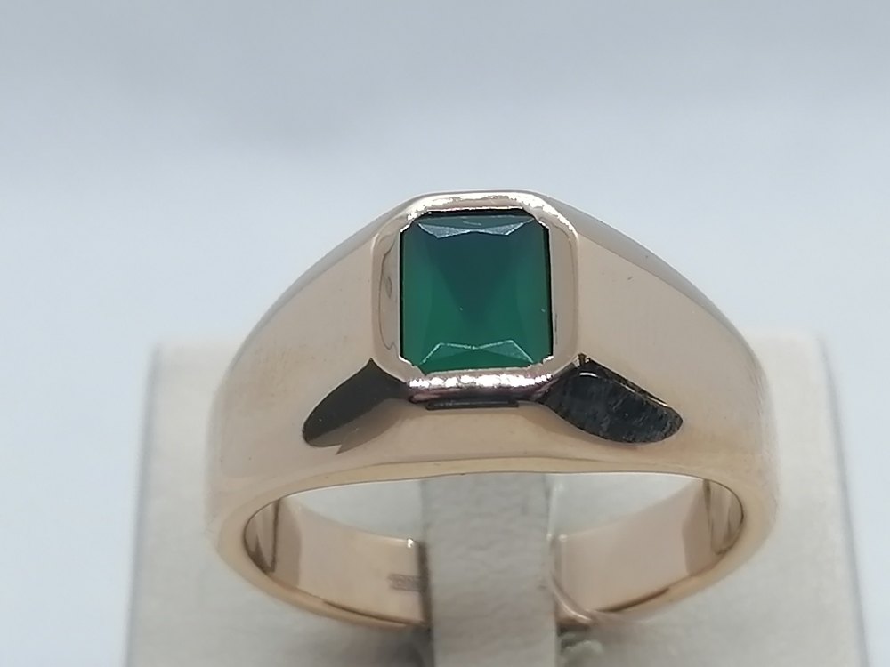 31-0336-О КОЛЬЦО ПЕЧАТКА с камнем (Au 585)