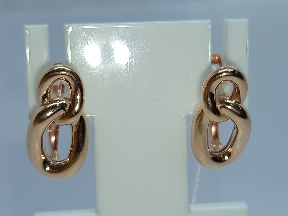 СЕРЬГИ БЕЗ КАМНЯ (Au 585)