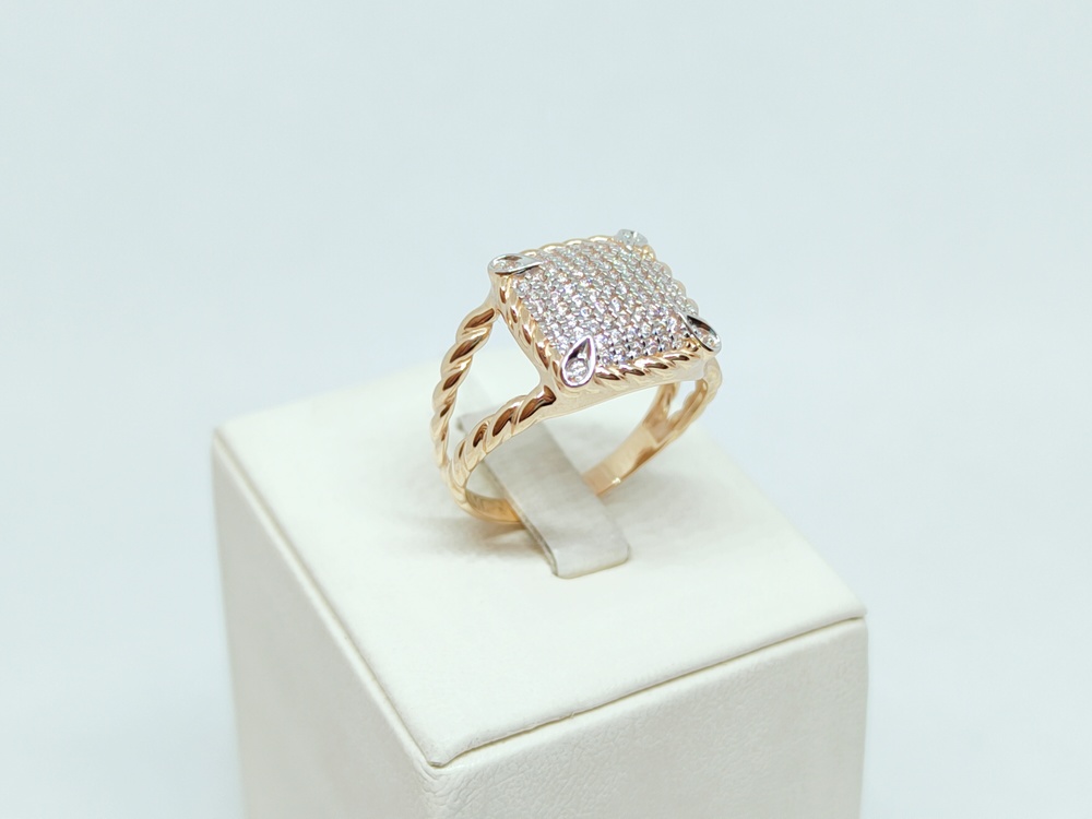 04-51-0819-00 КОЛЬЦО С КАМНЯМИ (Au 585)