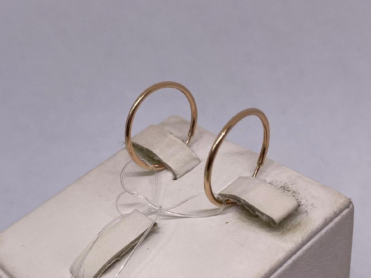 СЕРЬГИ КОНГО без камня (Au 585)