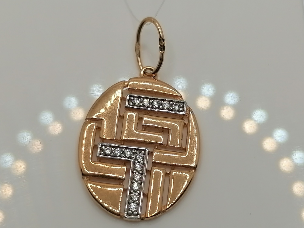 ПОДВЕСКА С КАМНЯМИ (Au 585)