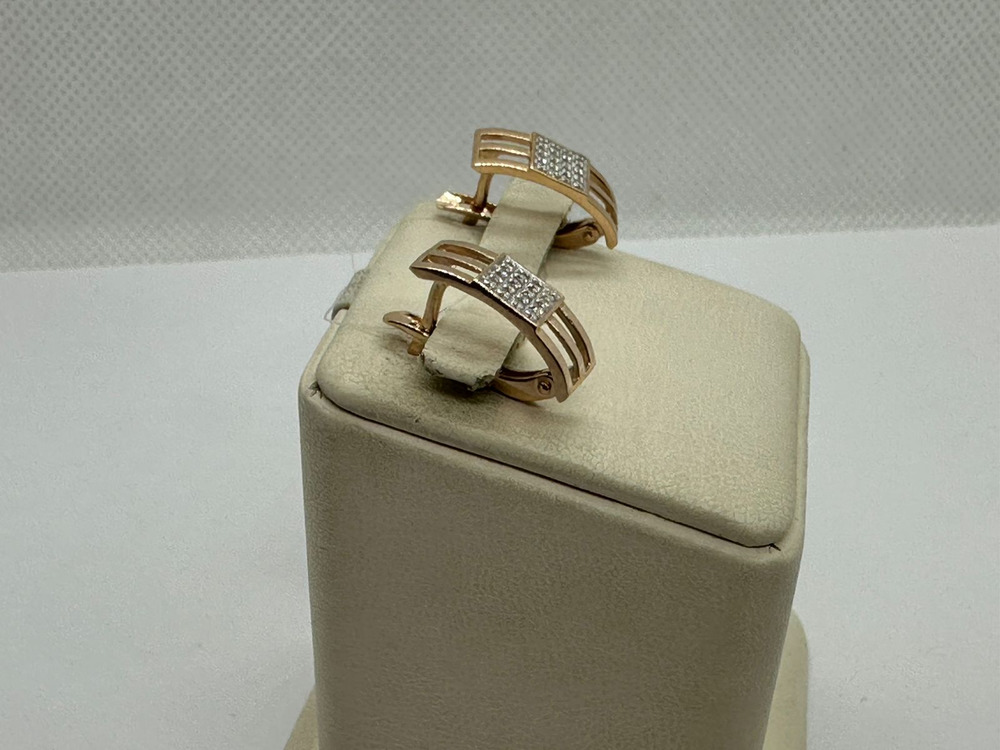 СЕРЬГИ С КАМНЯМИ (Au 585)