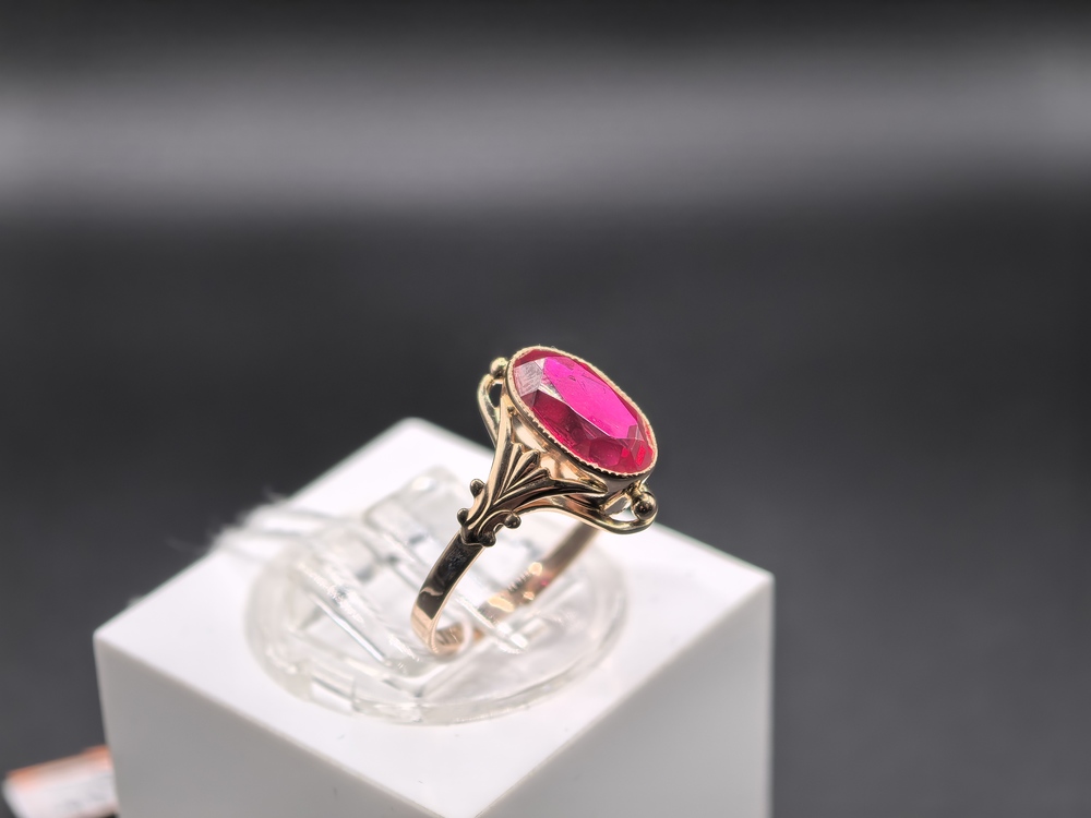 КОЛКМ583 КОЛЬЦО С КАМНЕМ (Au 583)