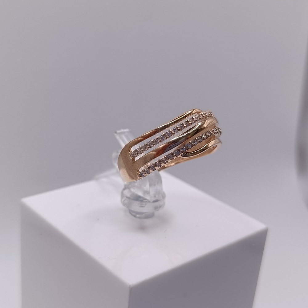 КОЛКМИ585 КОЛЬЦО С КАМНЯМИ (Au 585)