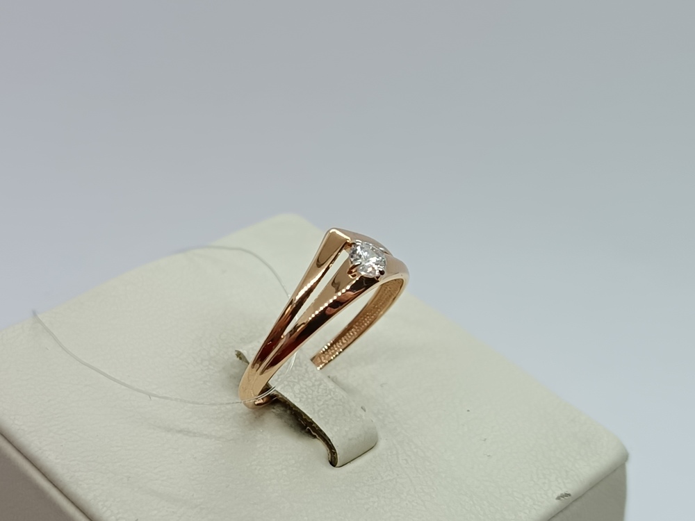 КОЛЬЦО С КАМНЕМ (Au 585)