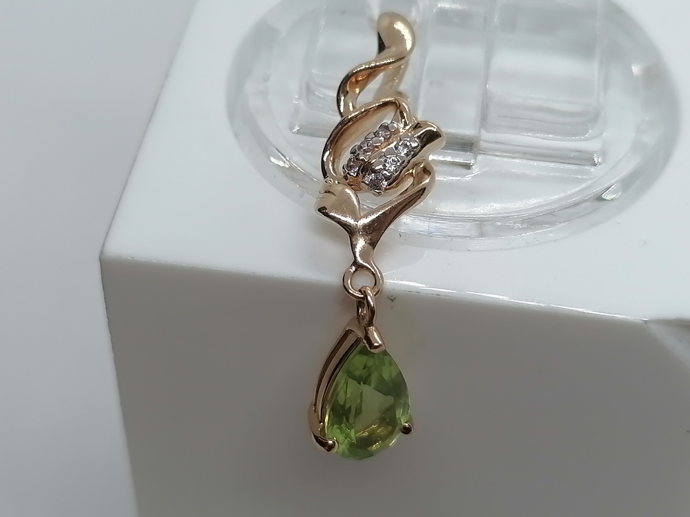 ПОДВЕСКА С КАМНЯМИ (Au 585)