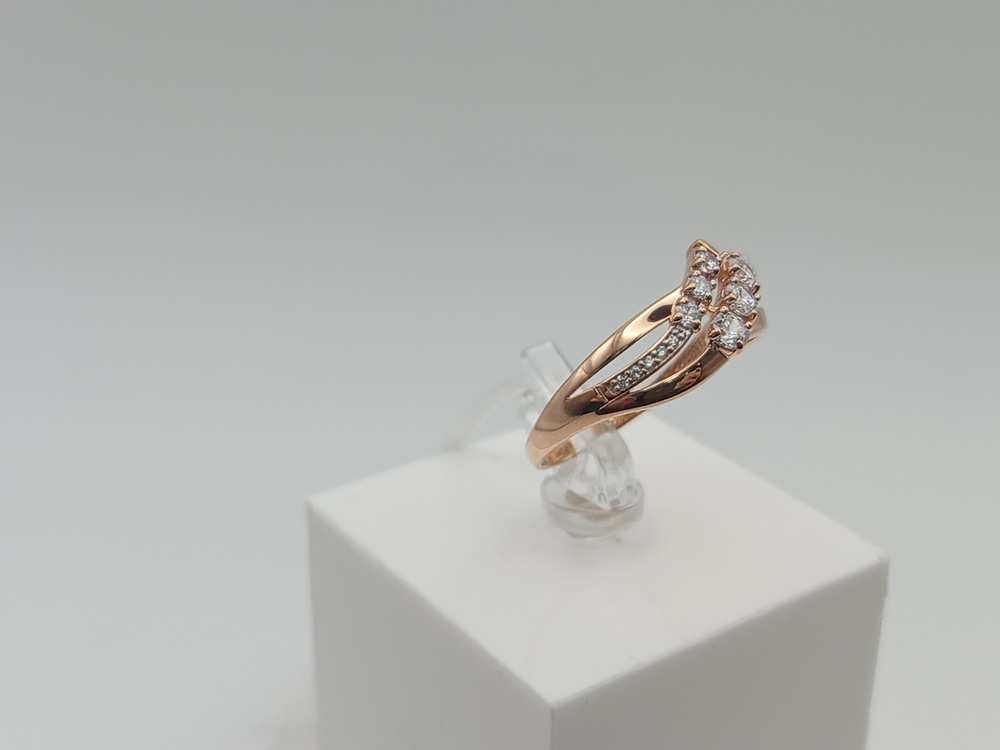 КОЛКМИ585 КОЛЬЦО С КАМНЯМИ (Au 585)