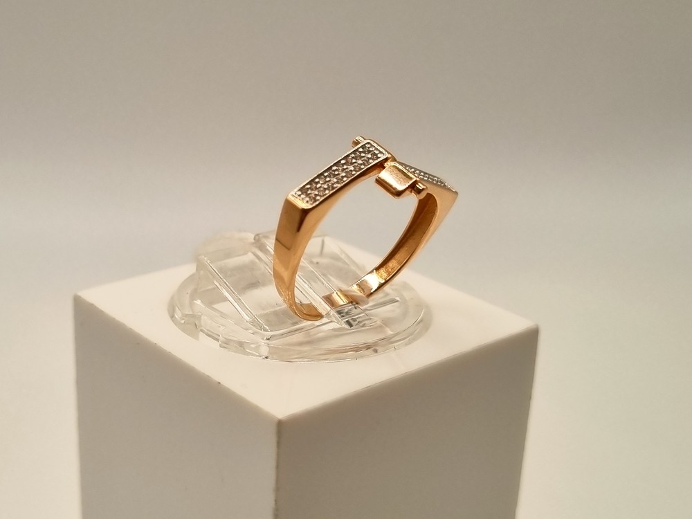 КОЛКМИ585 КОЛЬЦО С КАМНЯМИ (Au 585)