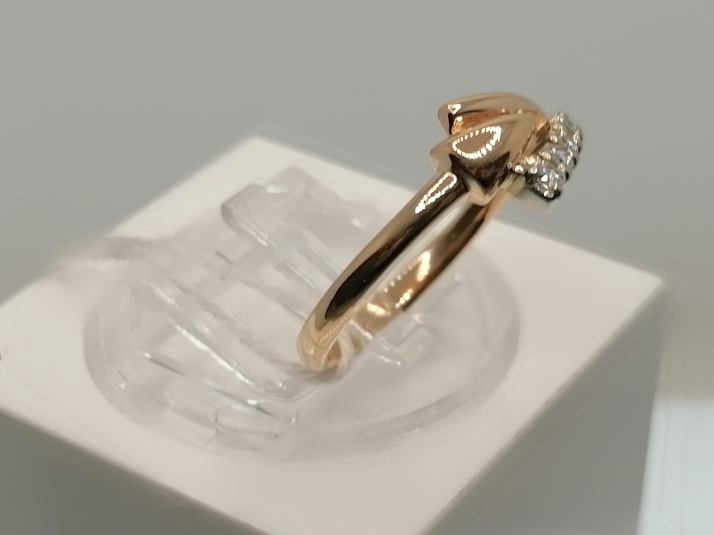 КОЛКМИ585 КОЛЬЦО С КАМНЯМИ (Au 585)