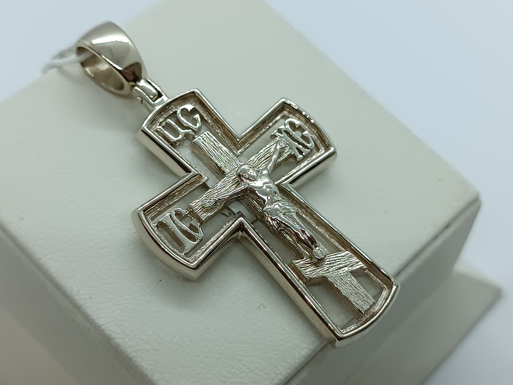 ПОДКБК585 ПОДВЕСКА КРЕСТ БЕЗ КАМНЯ (Au 585)