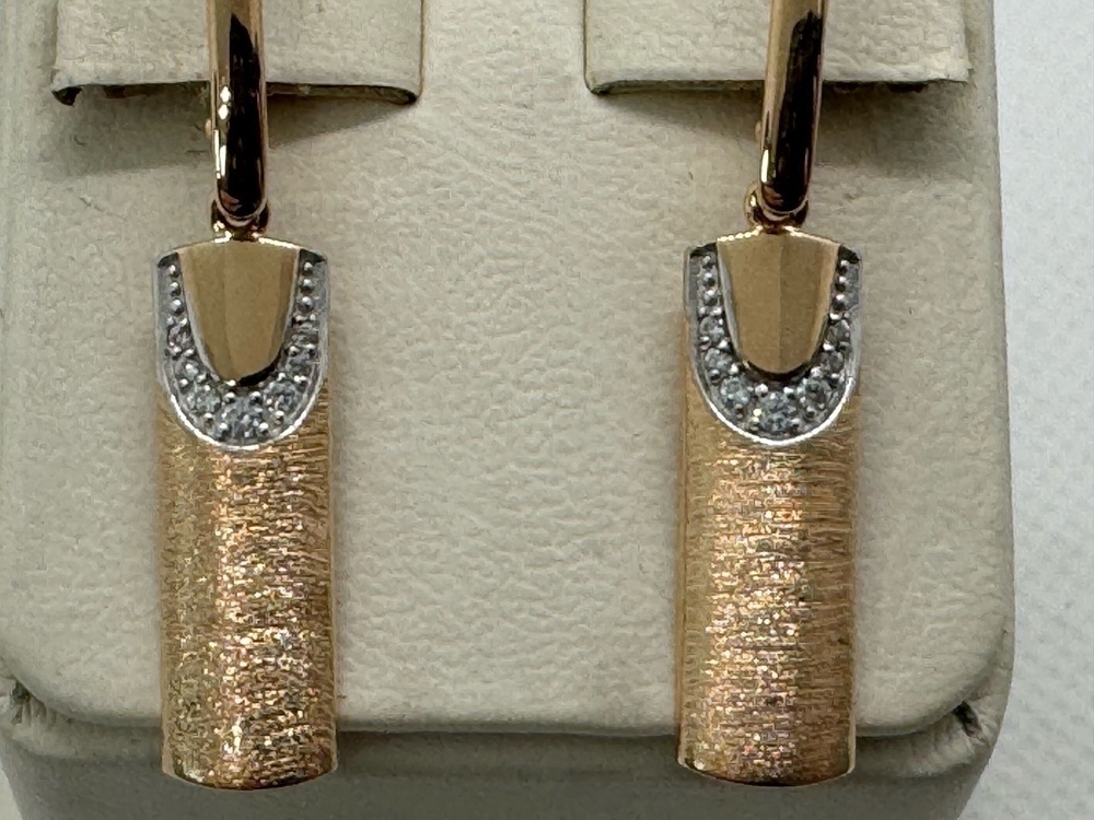 СЕРЬГИ С КАМНЯМИ (Au 585)