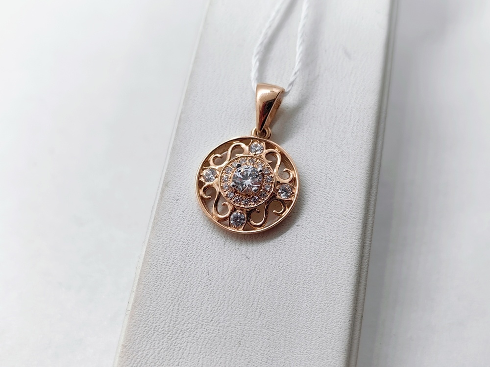 ПОДВЕСКА С КАМНЯМИ (Au 585)