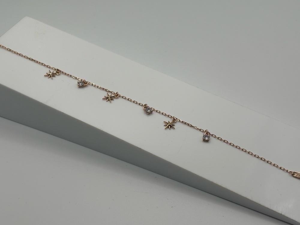 Б585 БРАСЛЕТ С КАМНЯМИ (Au 585)