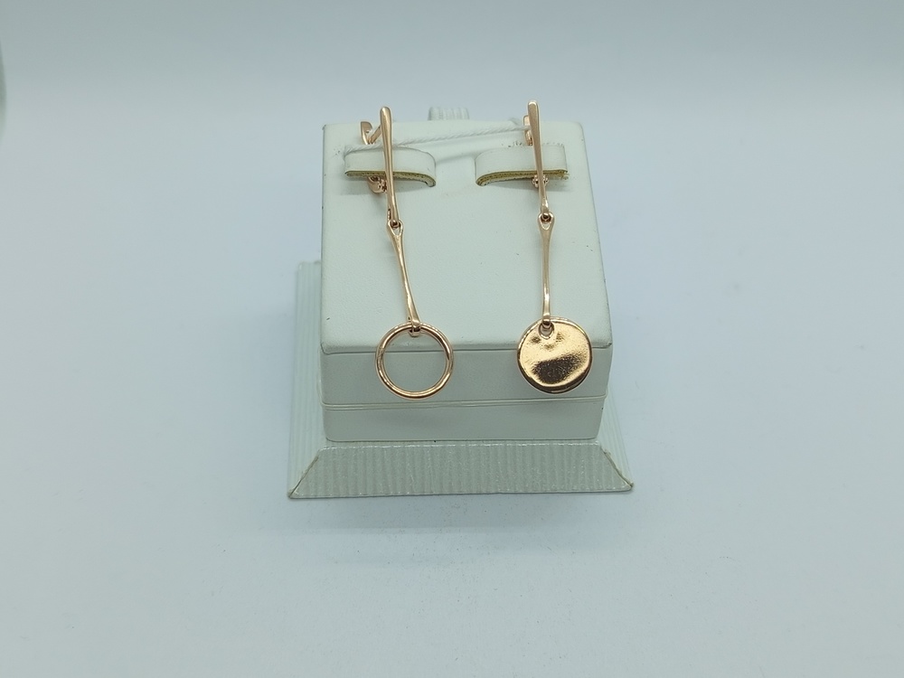 СЕРЬГИ БЕЗ КАМНЯ (Au 585)