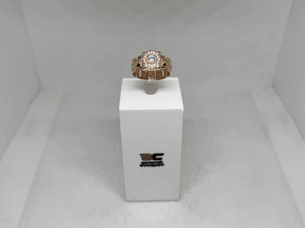 КОЛКМИ585 КОЛЬЦО С КАМНЯМИ (Au 585)