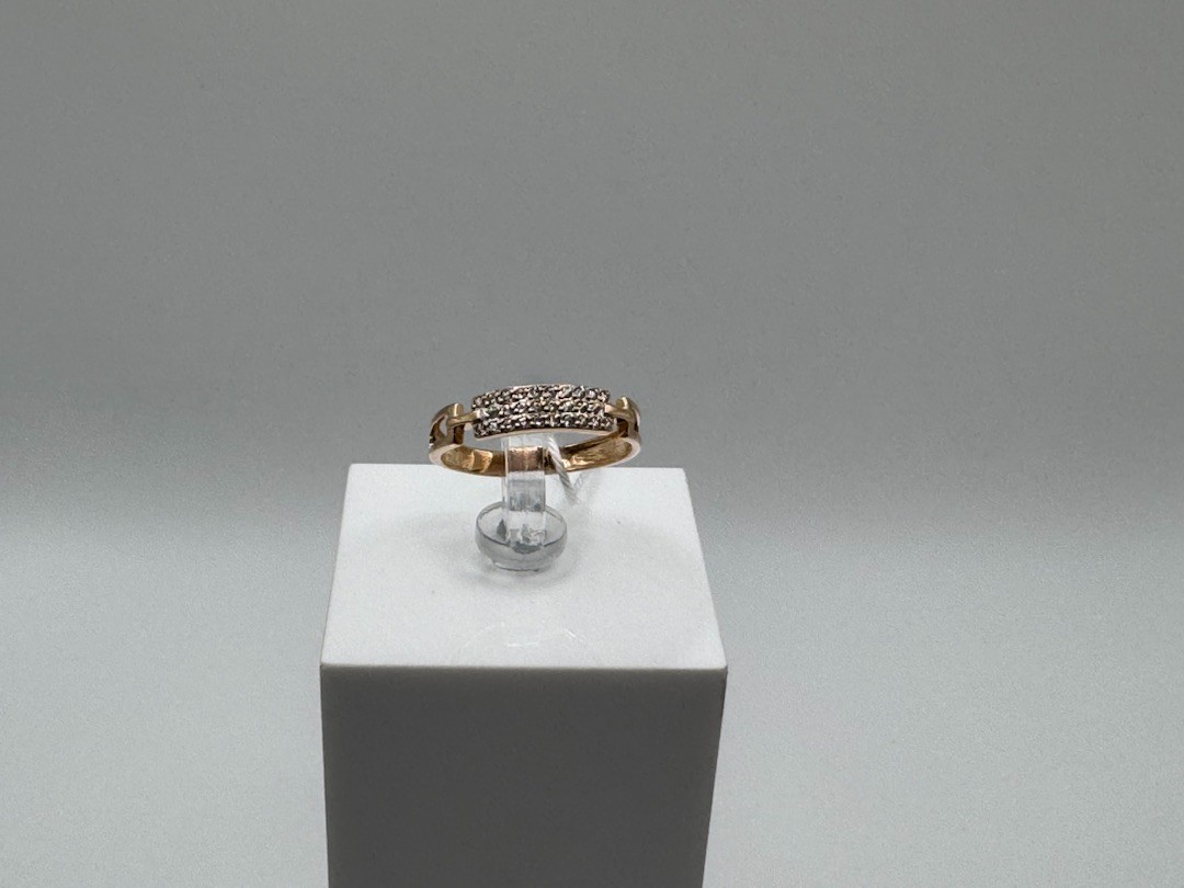 КОЛКМИ585 КОЛЬЦО С КАМНЯМИ (Au 585)