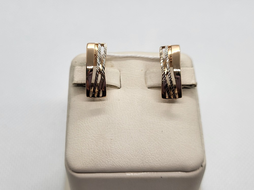 СЕРЬГИ БЕЗ КАМНЯ (Au 585)