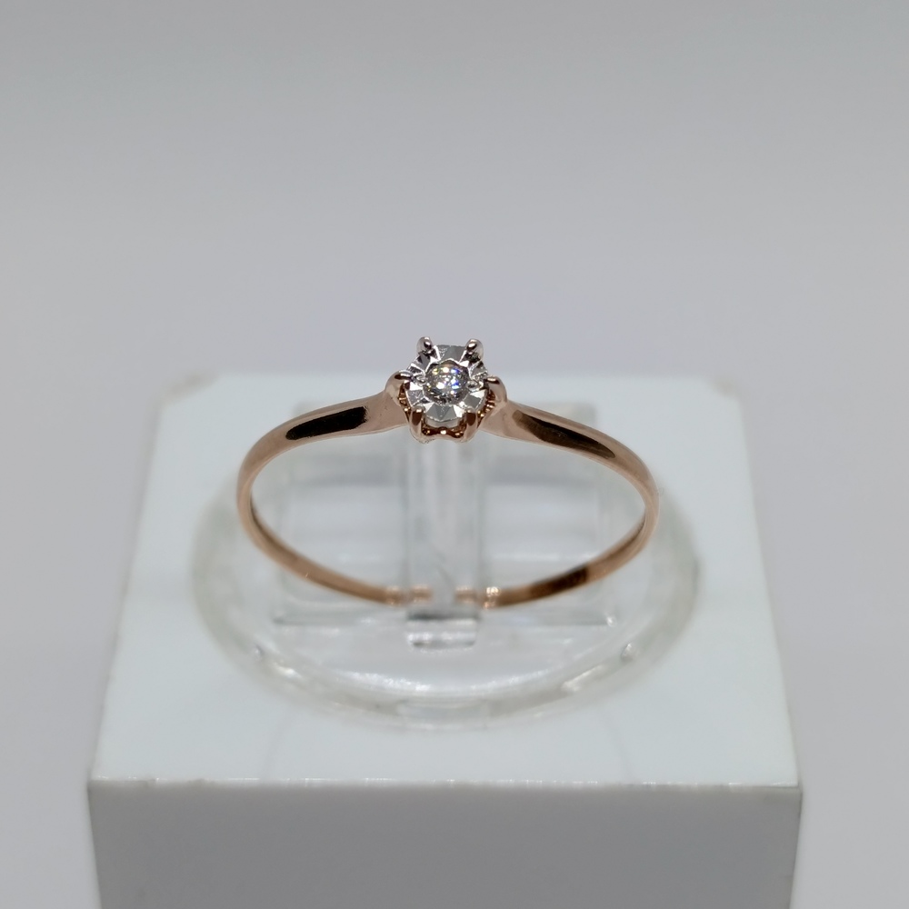 КОЛЬЦО БРИЛЛИАНТ Au 585