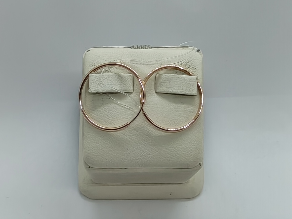 СЕРЬГИ КОНГО без камня (Au 585)