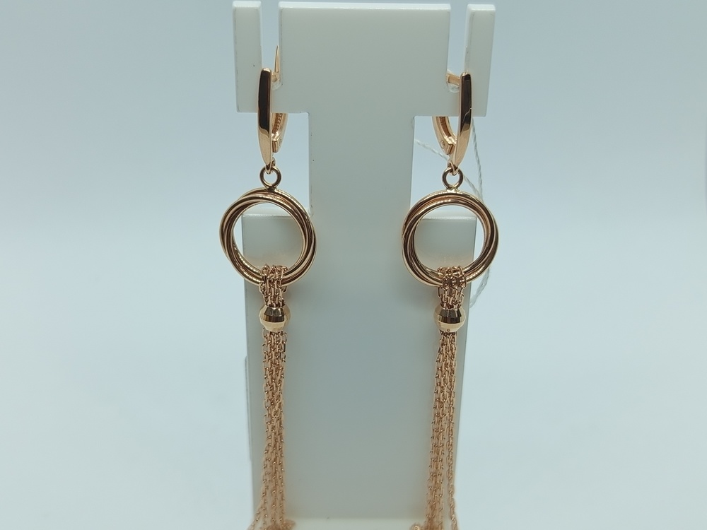 СЕРЬГИ БЕЗ КАМНЯ (Au 585)