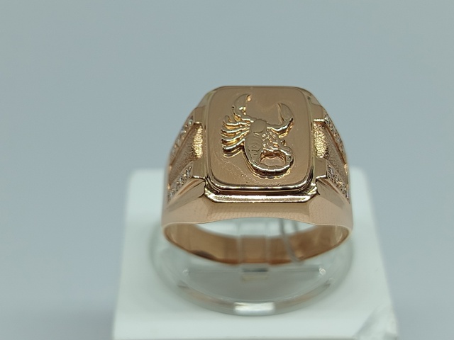 ПЕЧАТКА С КАМНЯМИ (Au 585)