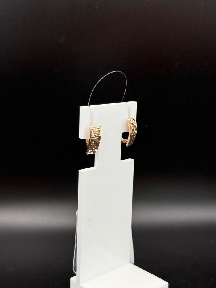 СЕРЬГИ БЕЗ КАМНЯ (Au 585)