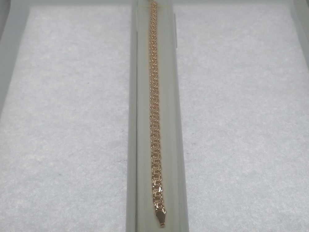 БРАСЛЕТ ПОЛНОВЕСНЫЙ Бисмарк (Au 585)